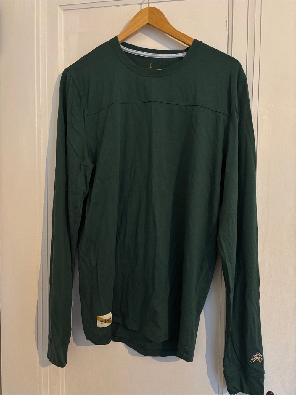 Tracksmith Men's Long-Sleeve Athletic Crew Tee